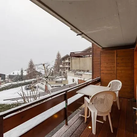 1 Bedroom By Skilift Indoor Garage Balcony Apartment La Tzoumaz
