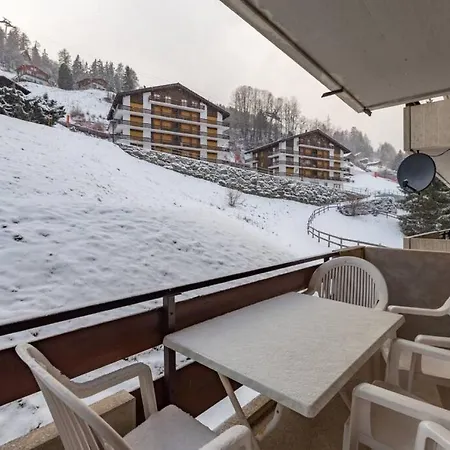 1 Bedroom By Skilift Indoor Garage Balcony La Tzoumaz